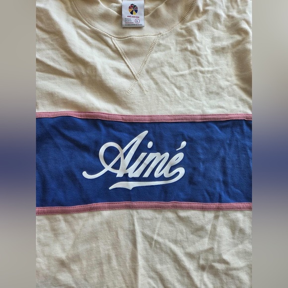 Aimé Leon Dore colorblock Long sleeve rugby crewneck heavyweight 100% cotton - Picture 4 of 10